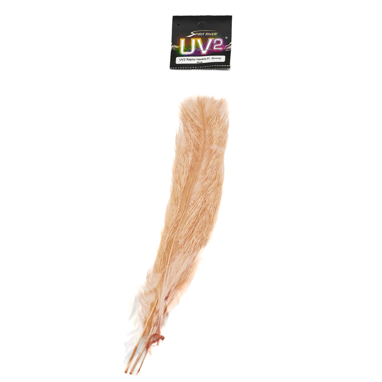 Spirit River UV2 Raptor Hackle #341 FL Shrimp Pink