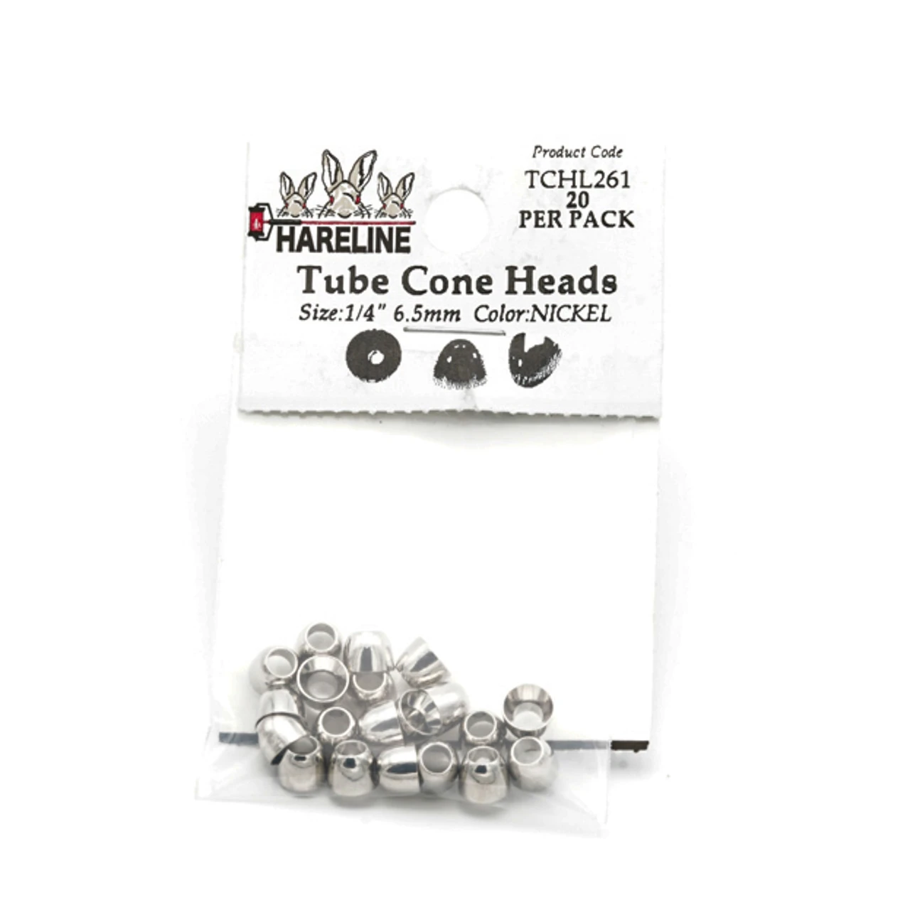 Hareline Tube Cone Head #138 Fl Pink