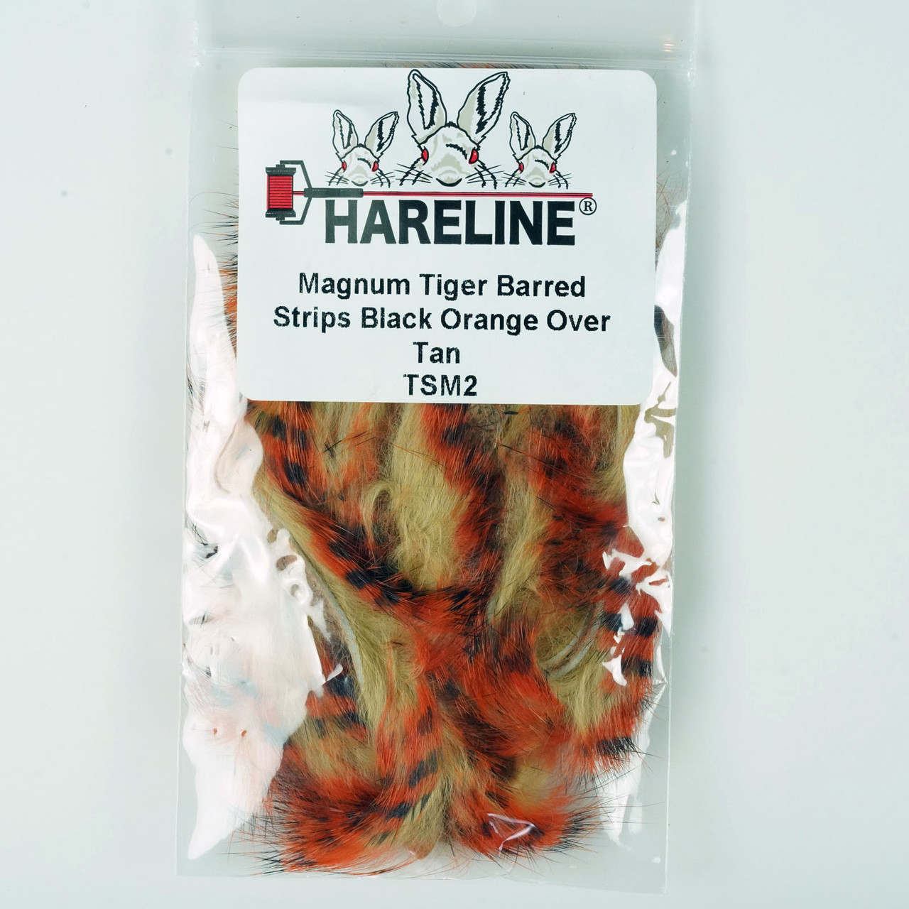 Hareline Magnum Tiger Barred Strips