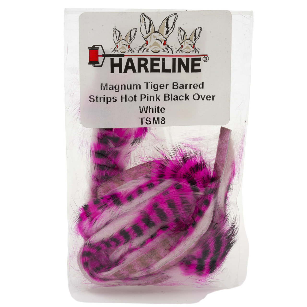 Hareline Magnum Tiger Barred Strips