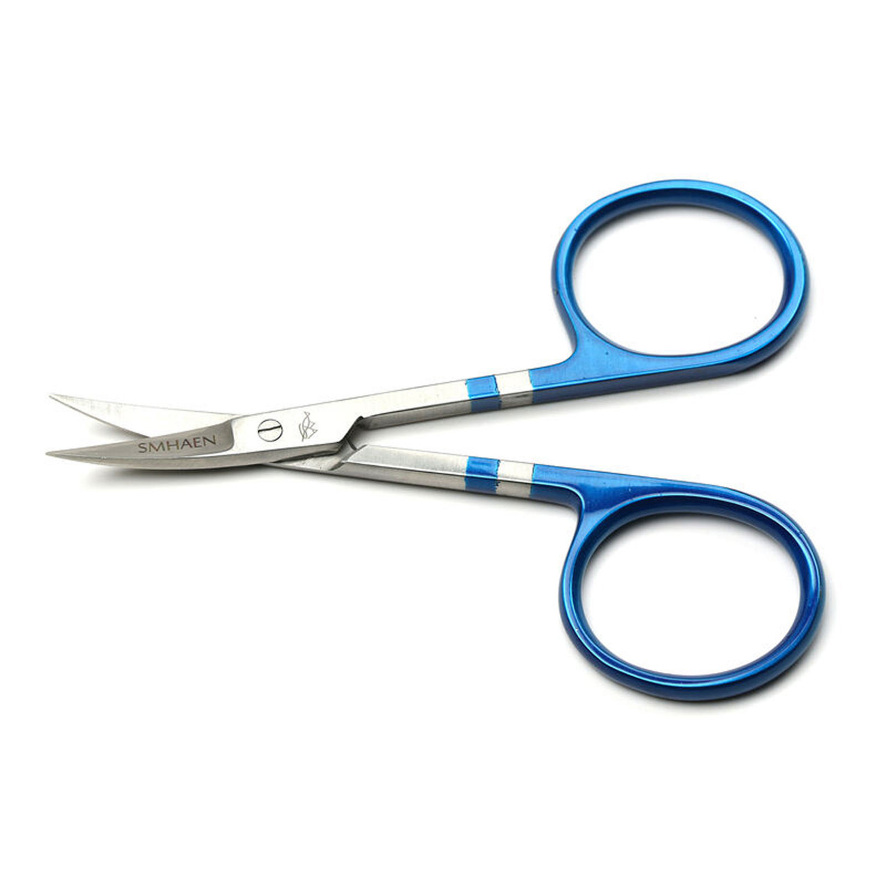 Smhaen Tungsten Carbide Scissors 4'' (10.20cm) Blue Straight
