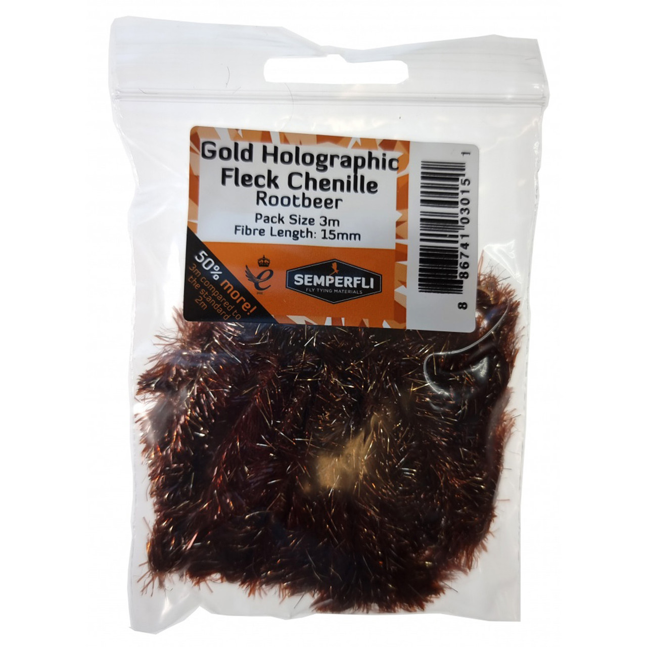 Semperfli Gold Holographic Fleck Chenille