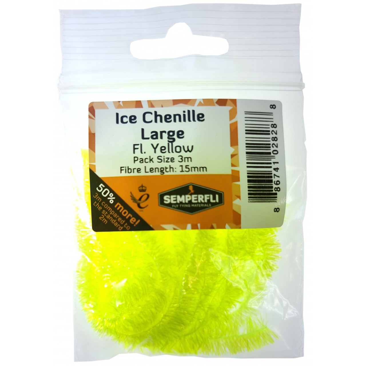 Semperfli Ice Chenille Fluoro Large Yellow