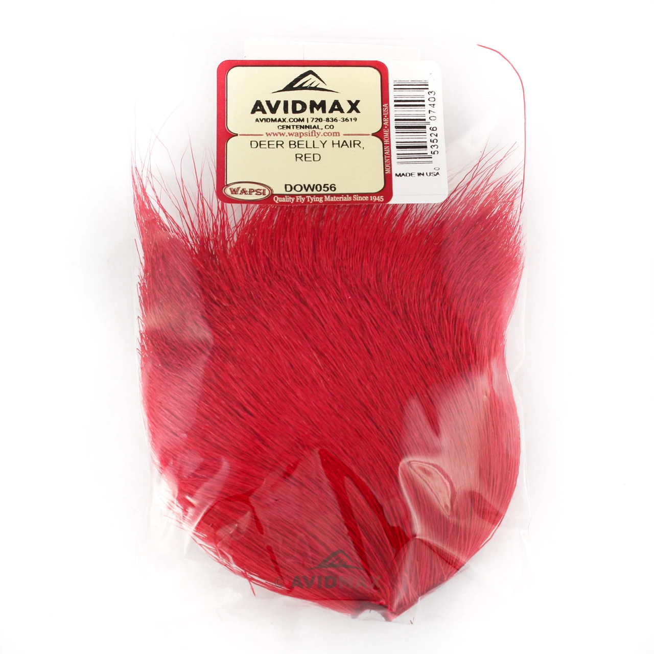 Wapsi Deer Belly Hair Red