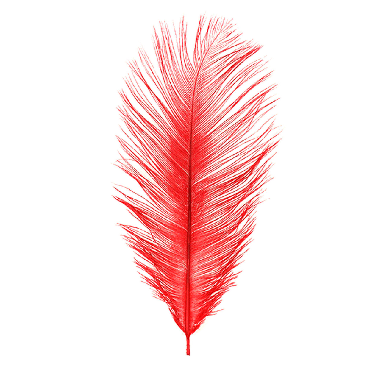 MFC Ostrich Plume Fluorescent Fire Red