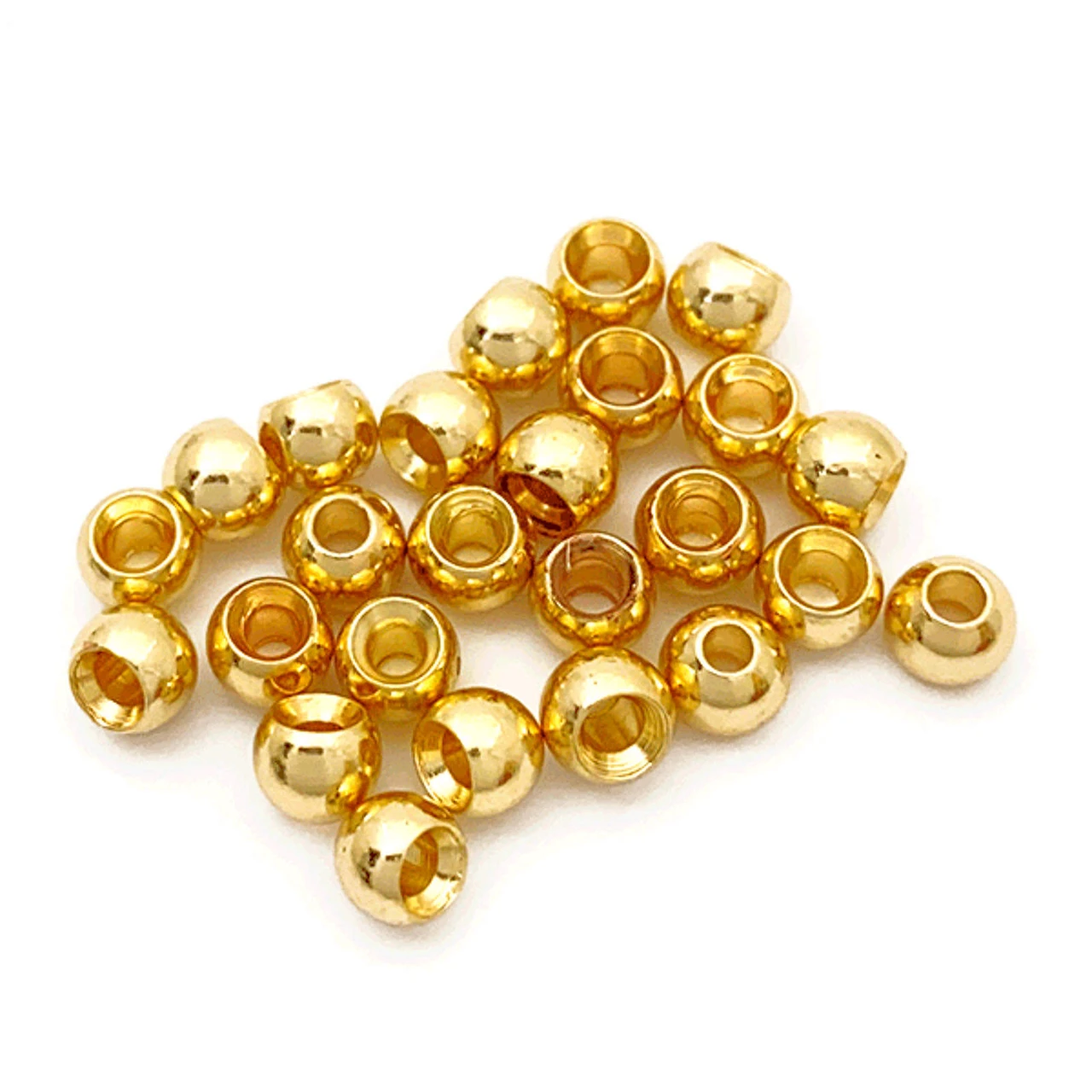 MFC Brass Beads (25 pk) 1.5 mm - 1/16 Gold