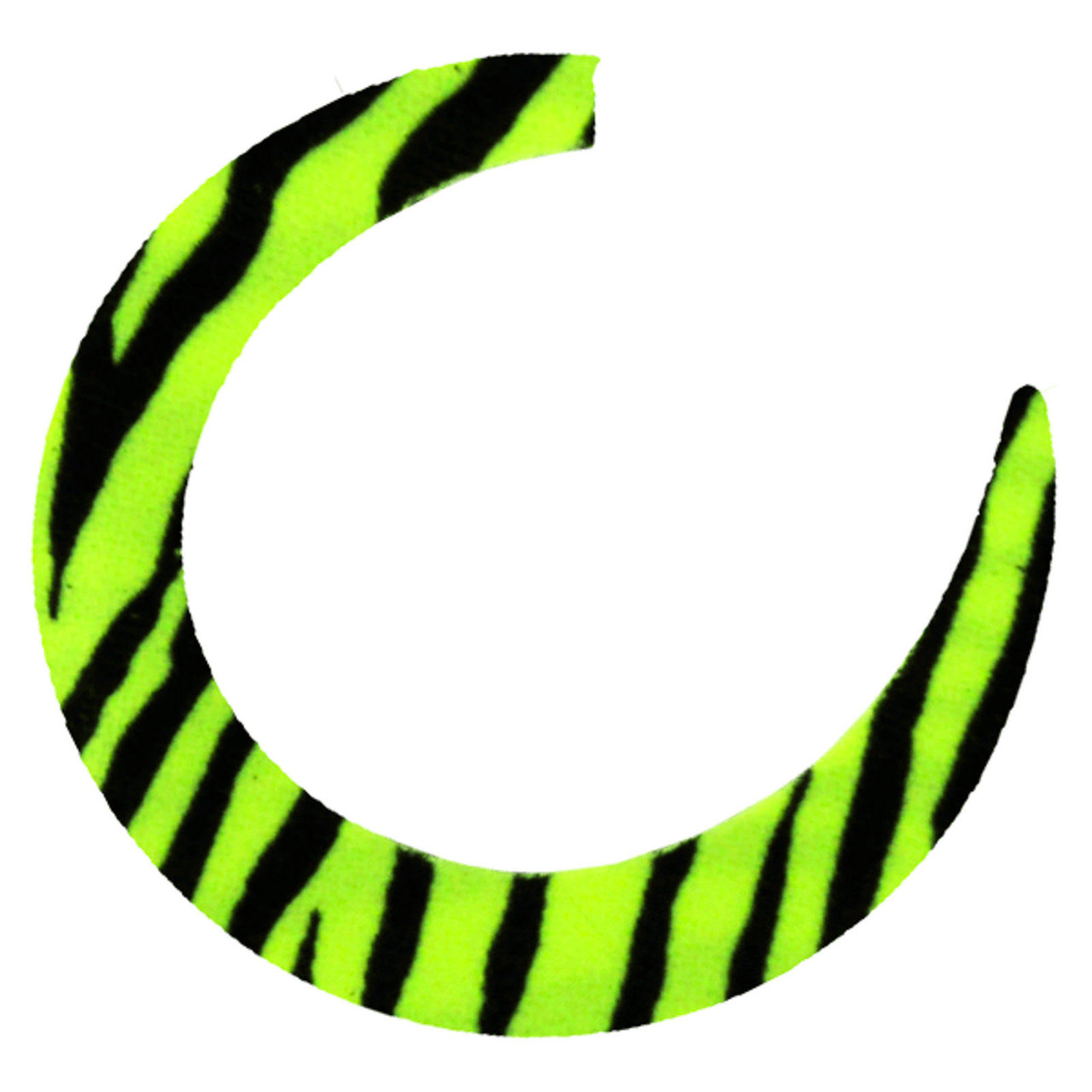 MFC Pacchiarini's Wiggle Tails Medium Fluorescent Chartreuse Barred