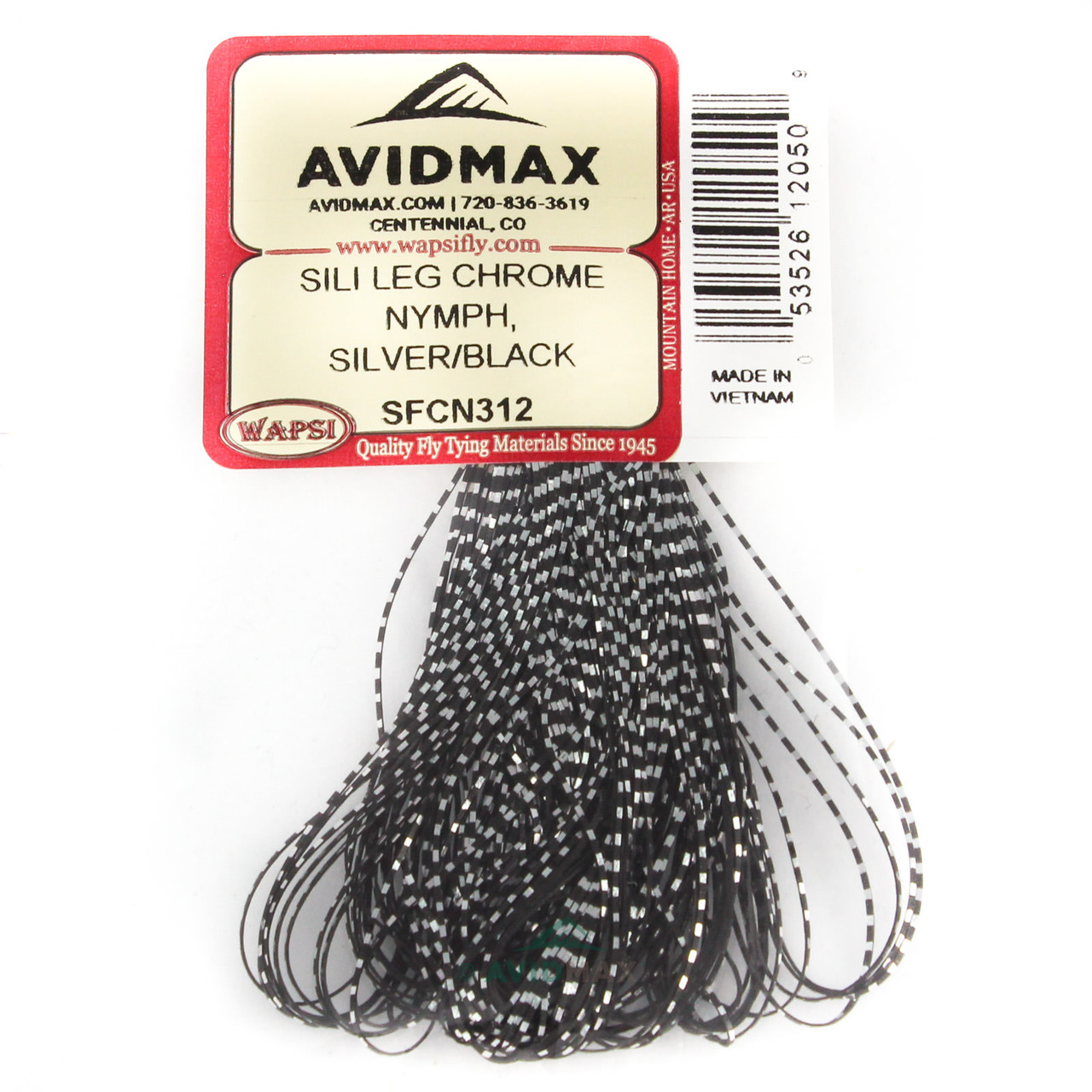 Wapsi Nymph Chrome Sili Legs Silver/Black