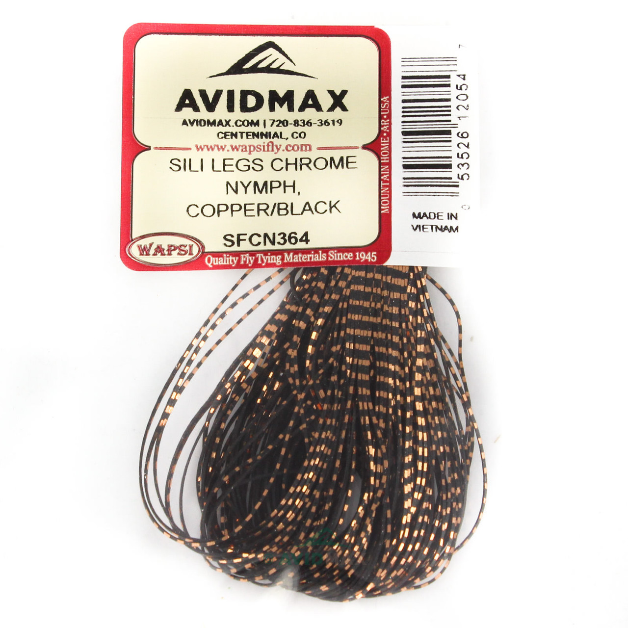 Wapsi Nymph Chrome Sili Legs Copper/Black