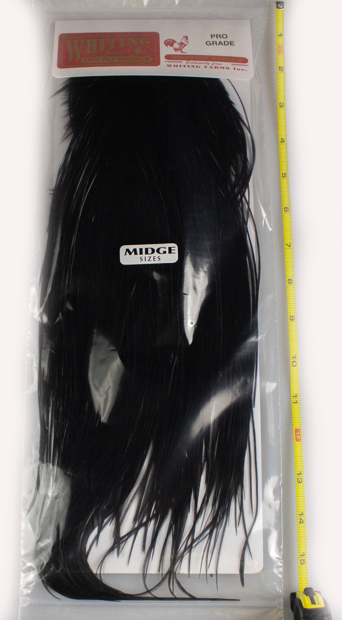 Whiting Farms Pro Grade Midge Saddle Fly Tying Feathers
