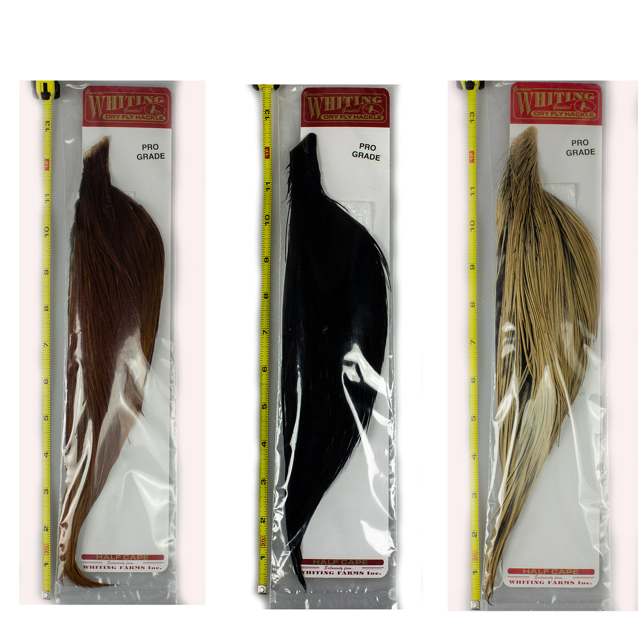 Whiting Farms Pro Grade 1/2 Cape Fly Tying Feathers