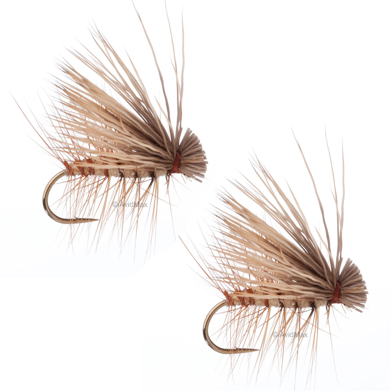 Umpqua Elk Hair Caddis Tan 2 Pack Dry Fly Fishing Flies
