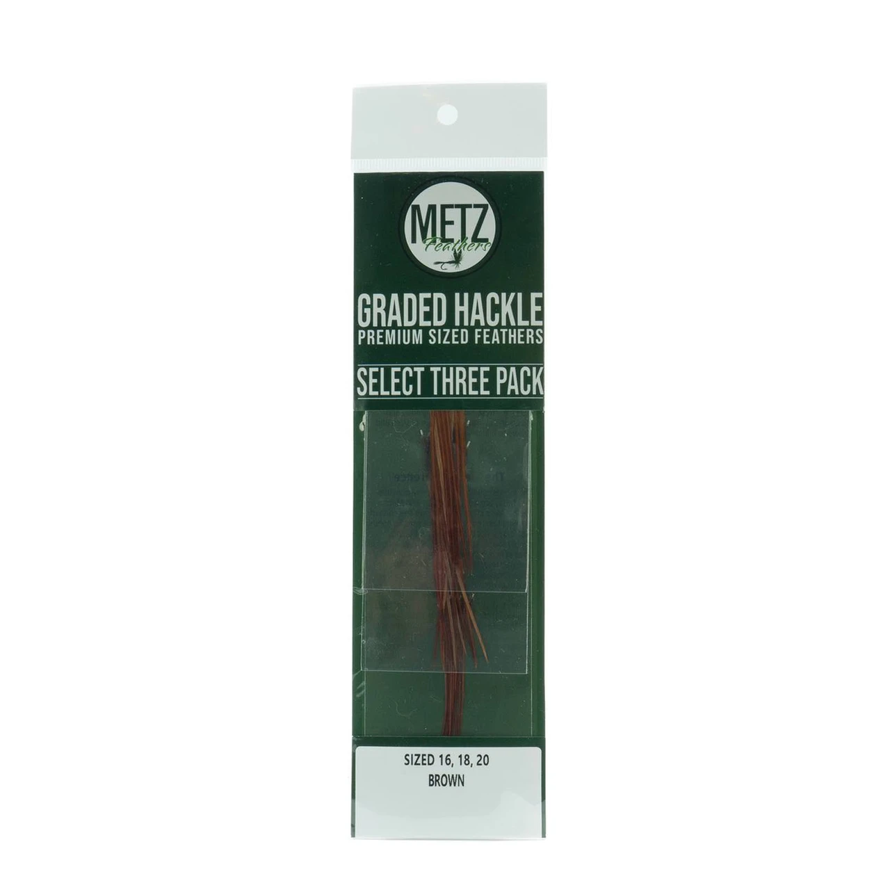 Metz Select Hackle 16 18 20 Brown