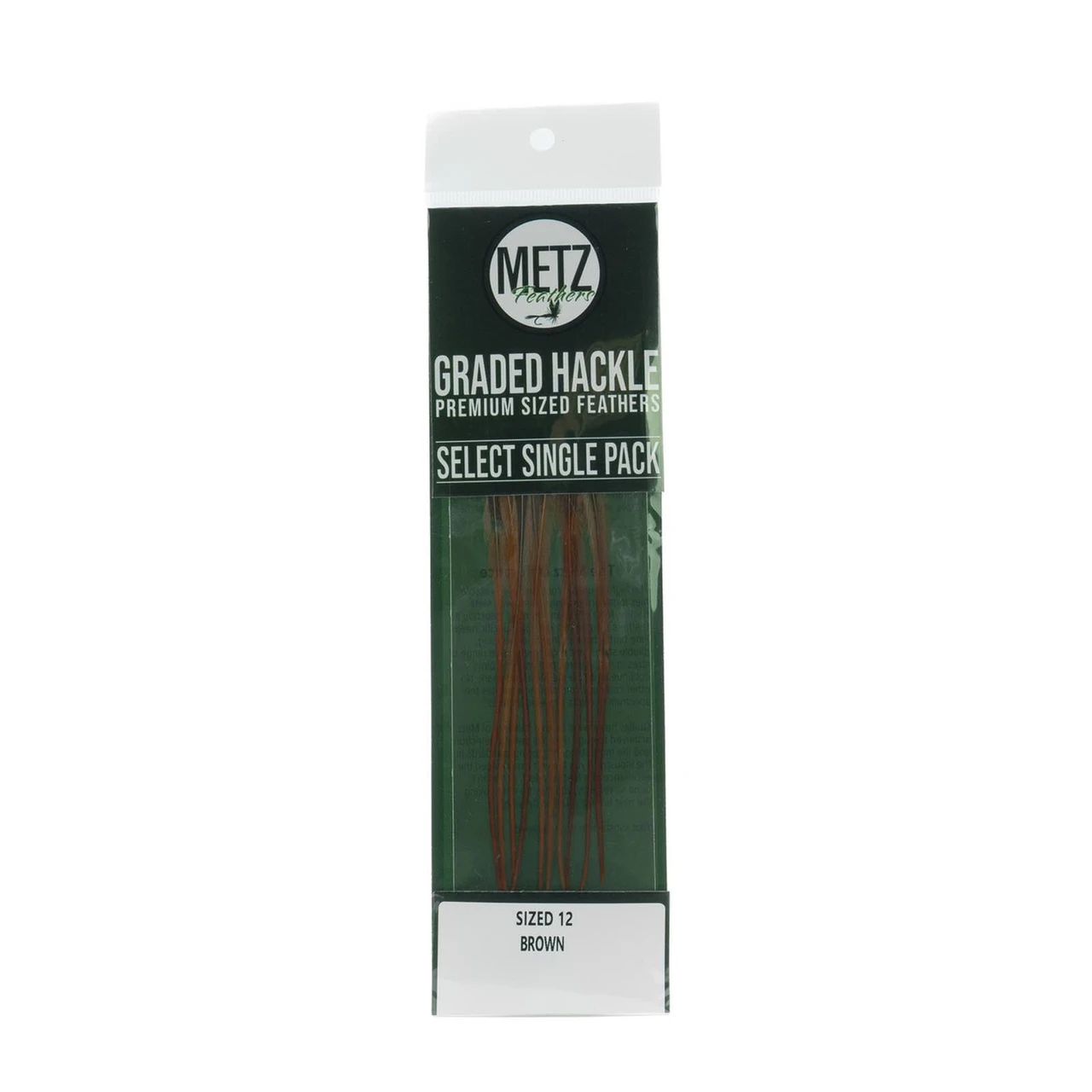 Metz Select Hackle Single Pack 12 Brown