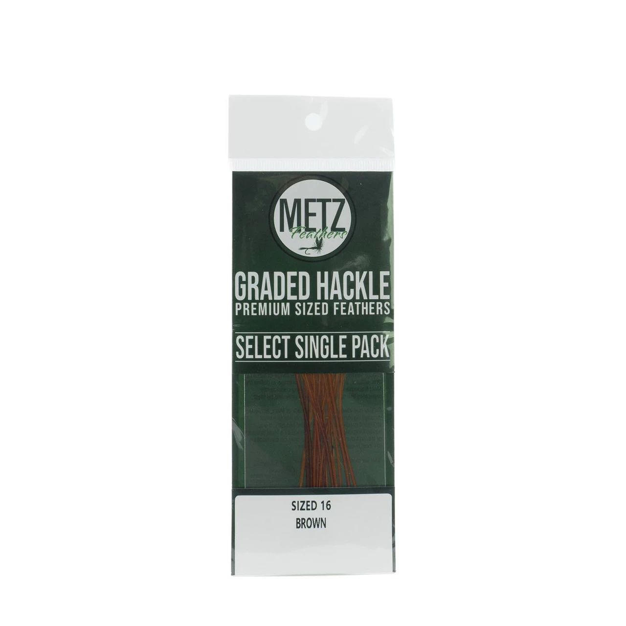 Metz Select Hackle Single Pack 16 Brown