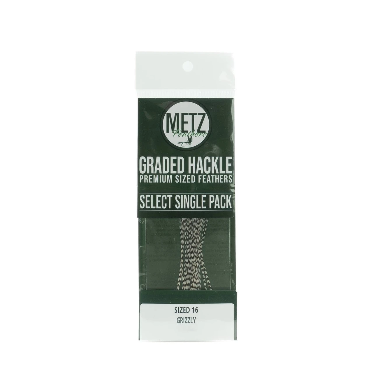 Metz Select Hackle Single Pack 16 Grizzly