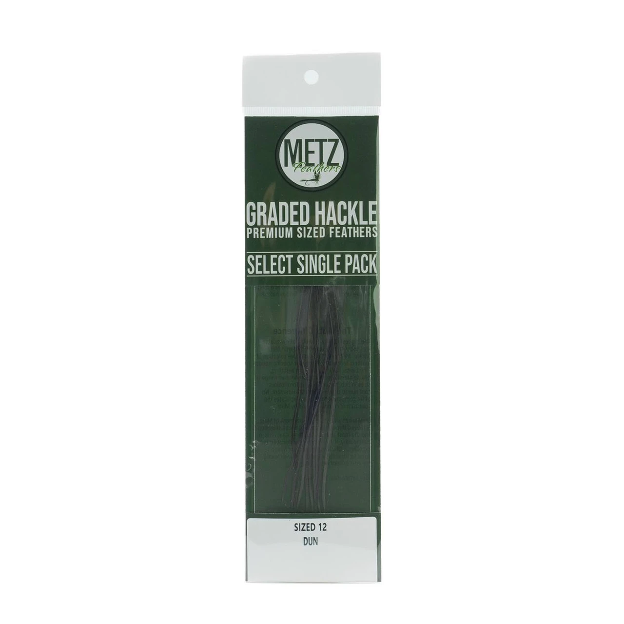Metz Select Hackle Single Pack 12 Dun