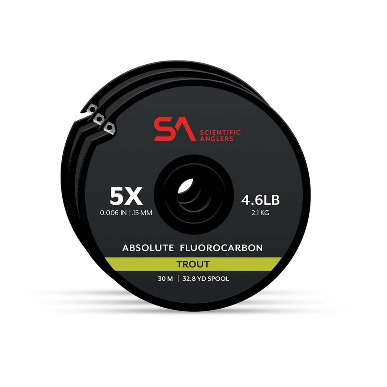 Scientific Anglers Absolute Fluorocarbon Trout Tippet Assortment 4X 5X 6X