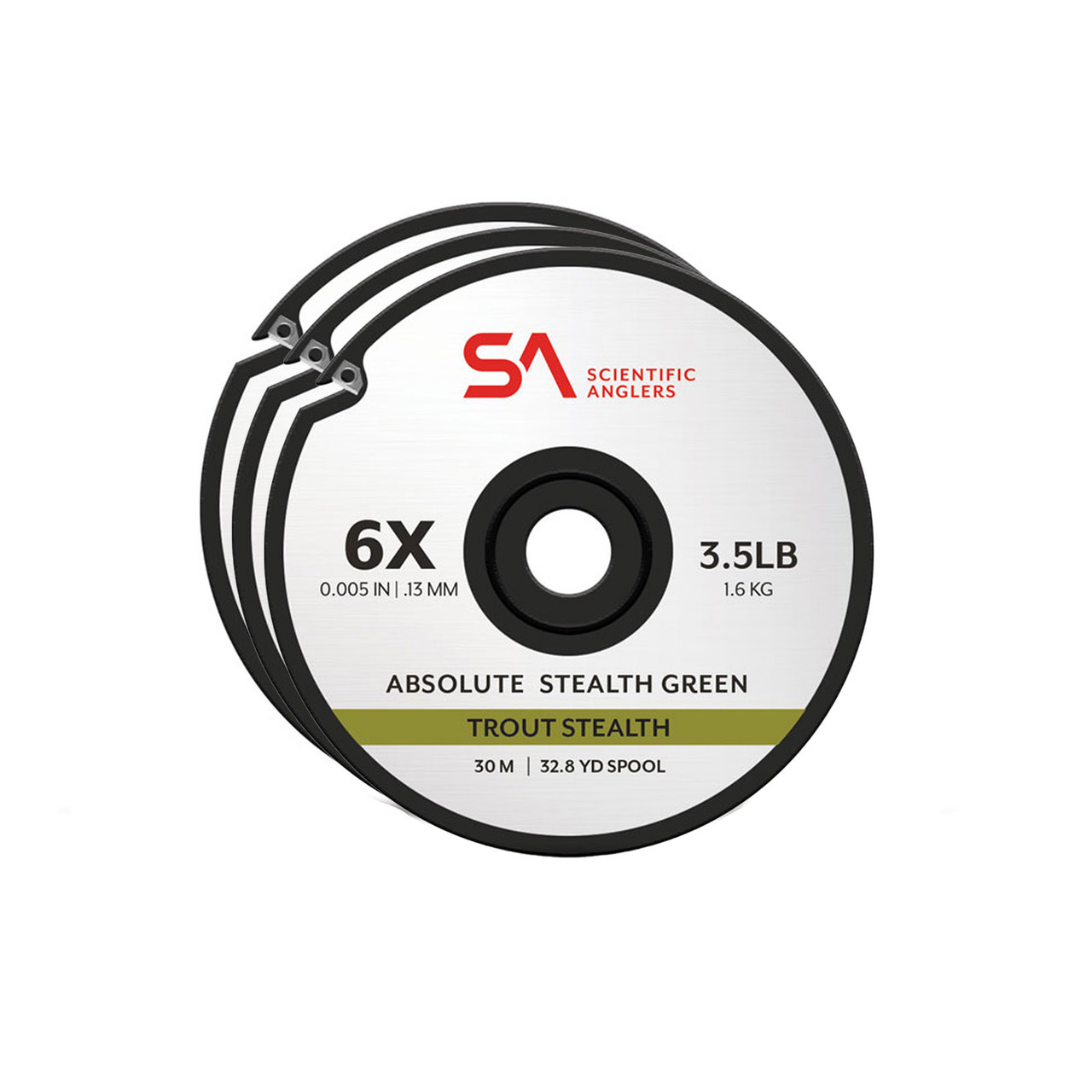 Scientific Anglers Absolute Trout Stealth Tippet Assortment 4X 5X 6X