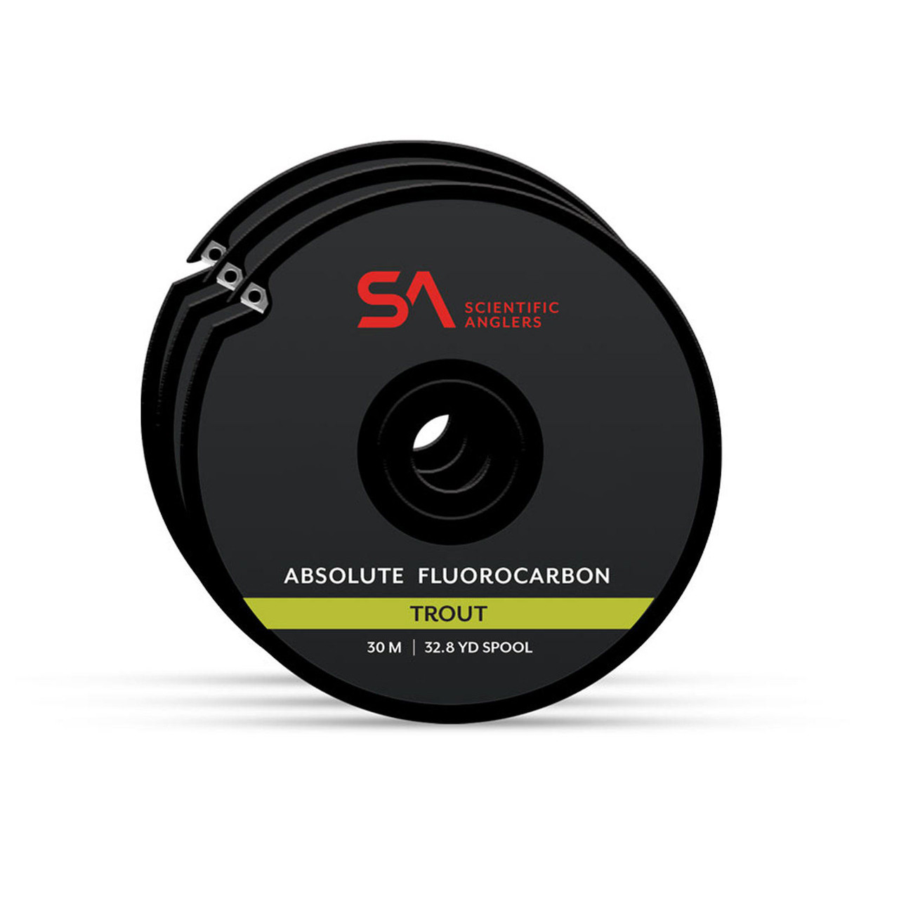 Scientific Anglers Absolute Fluorocarbon Trout Tippet Assortment 2X 3X 4X 4X 5X 6X Clear