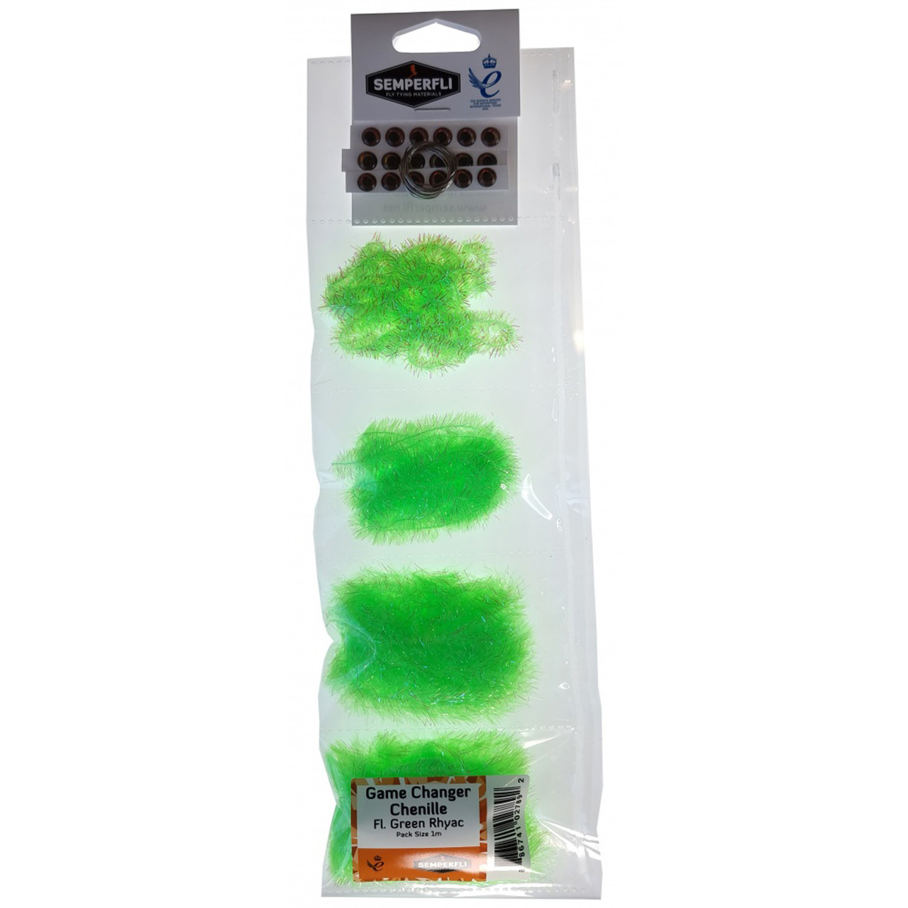 Semperfli Game Changer Chenille Pack Fluoro Green Rhyac