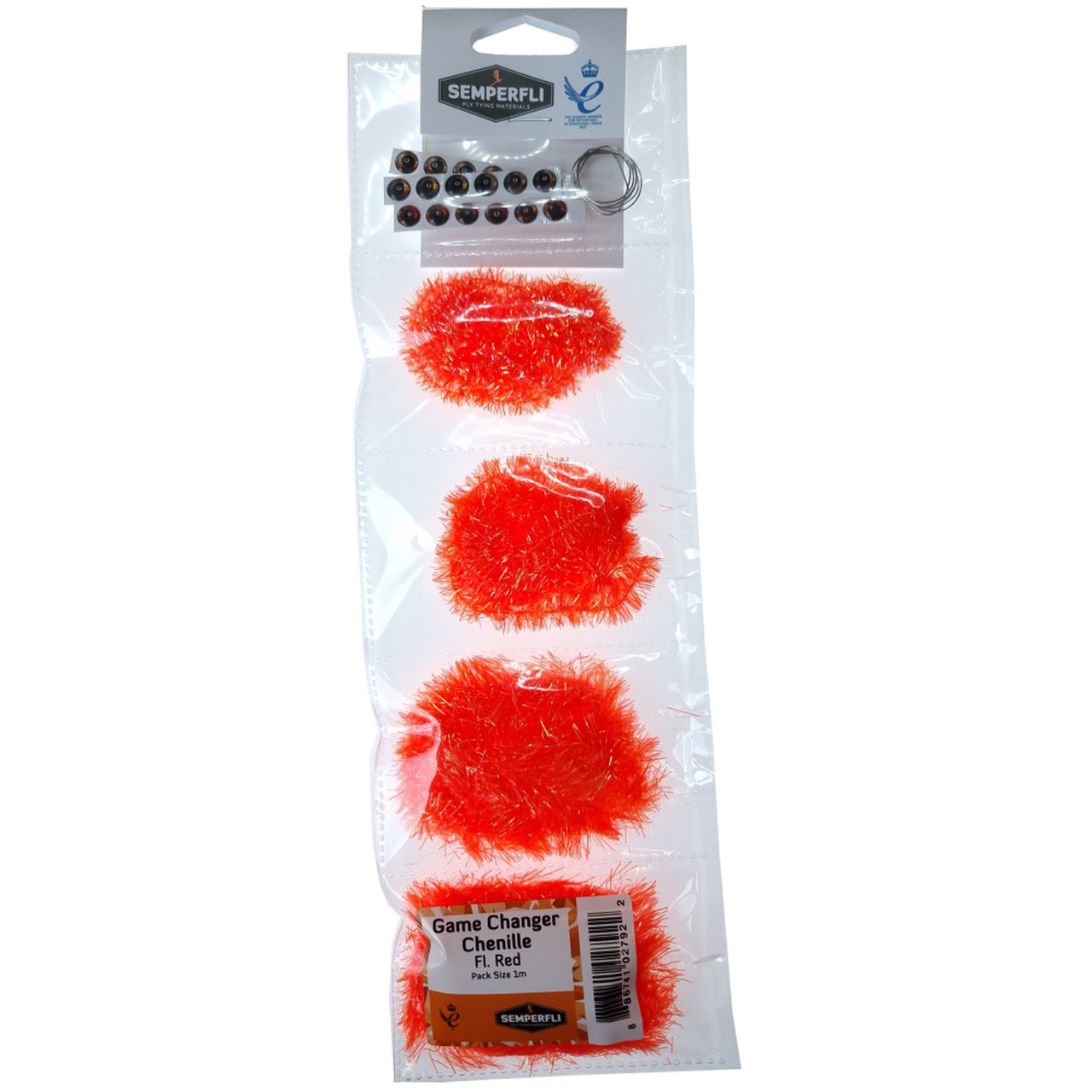 Semperfli Game Changer Chenille Pack Fluoro Red