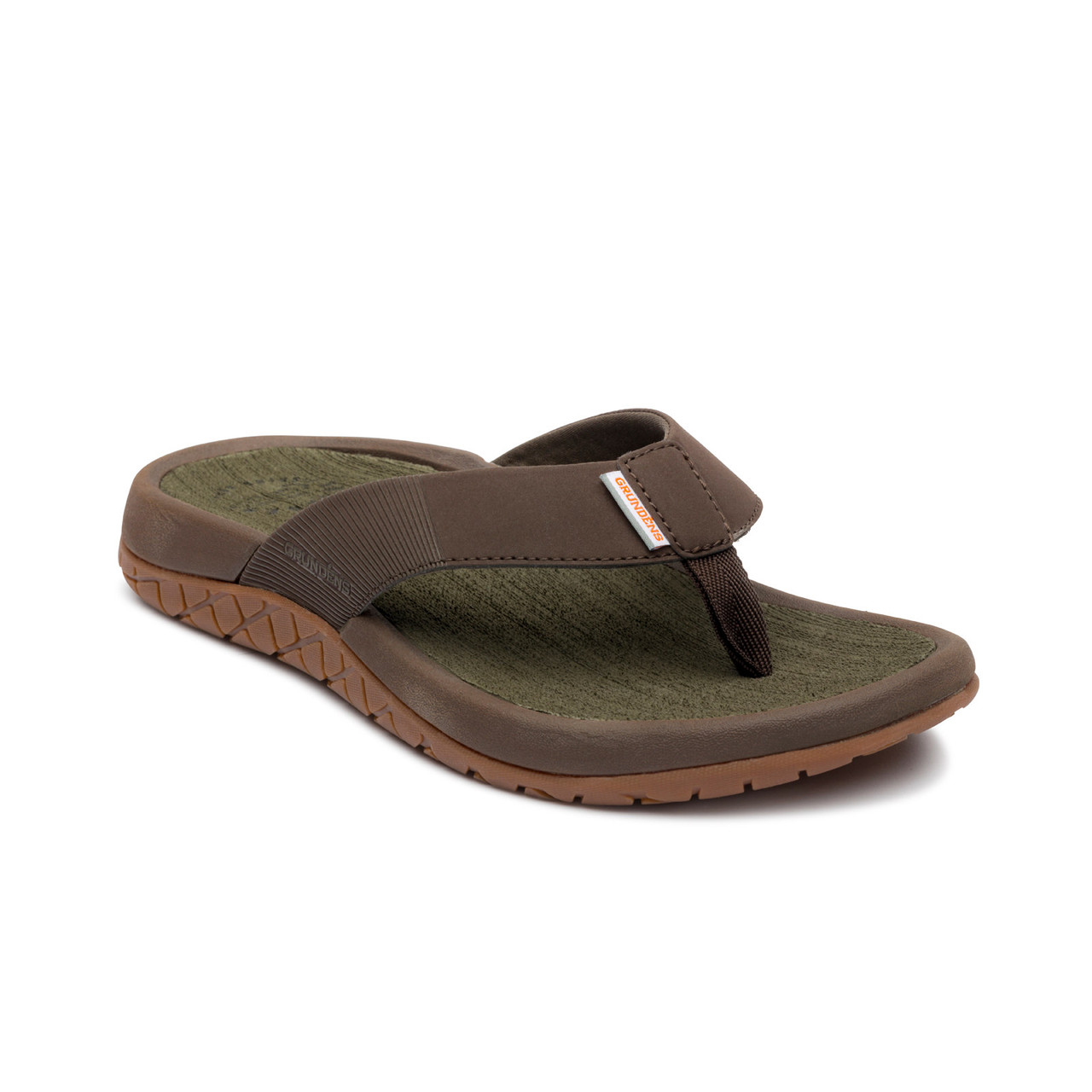 Grundens Men's Fishfinder Sandal Size 9 Dark Brown