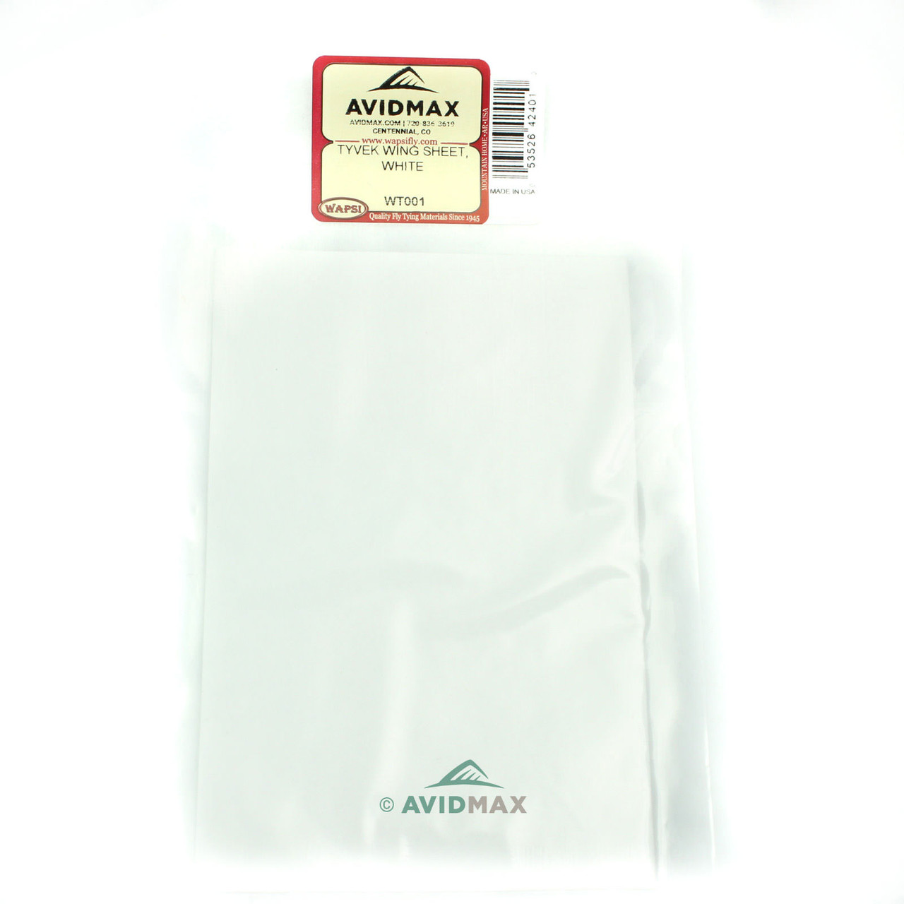 Wapsi Tyvek Wing Sheet - White Wapsi Tyvek Wing Sheet - White