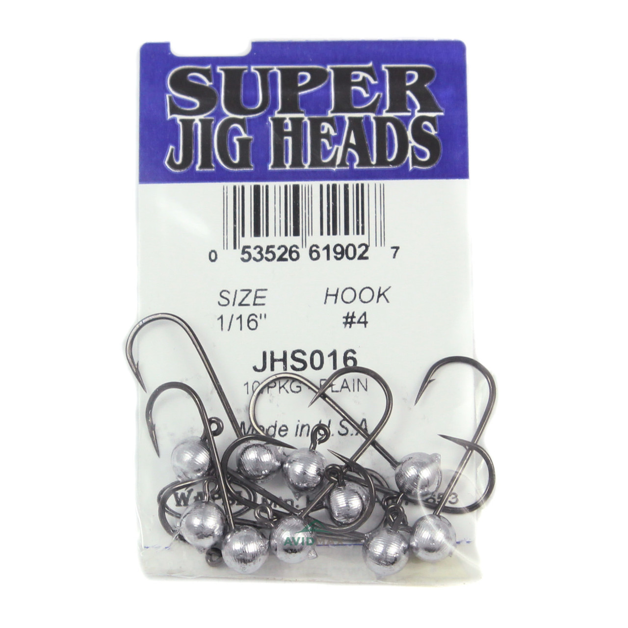 Wapsi Super Jig Heads - Plain
