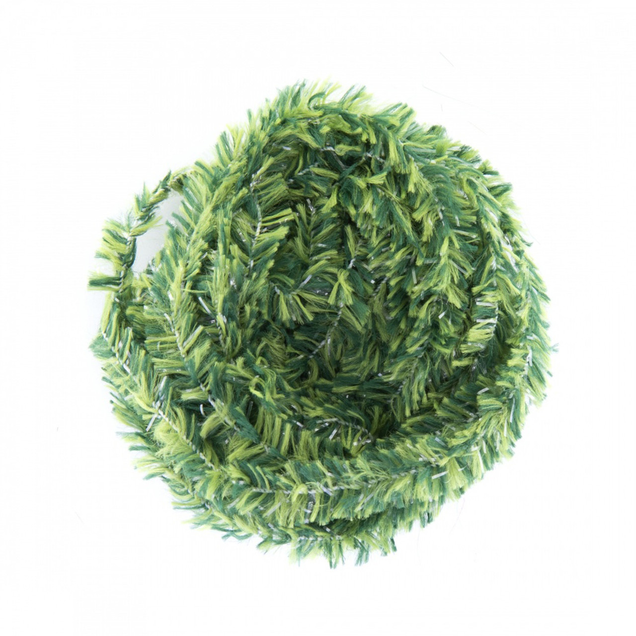 Semperfli Camo Chenille 8mm Green and Pale Olive