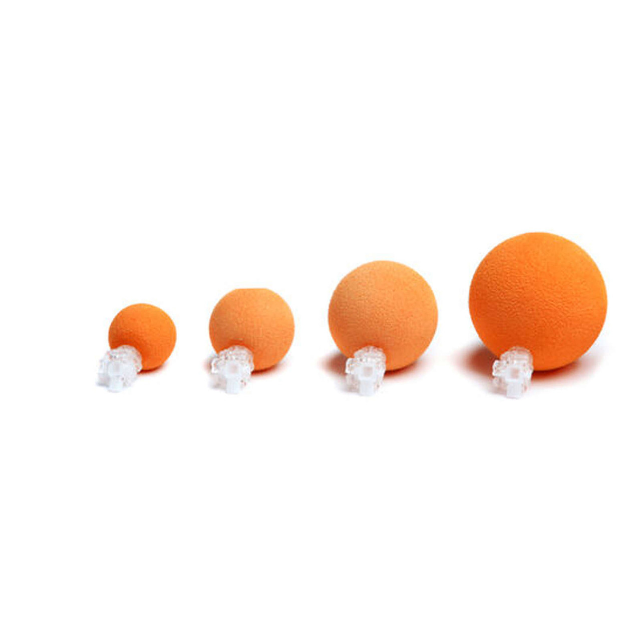 Doohickey Thingamabobbers Large 1 1/8 in - 3 Pack Orange