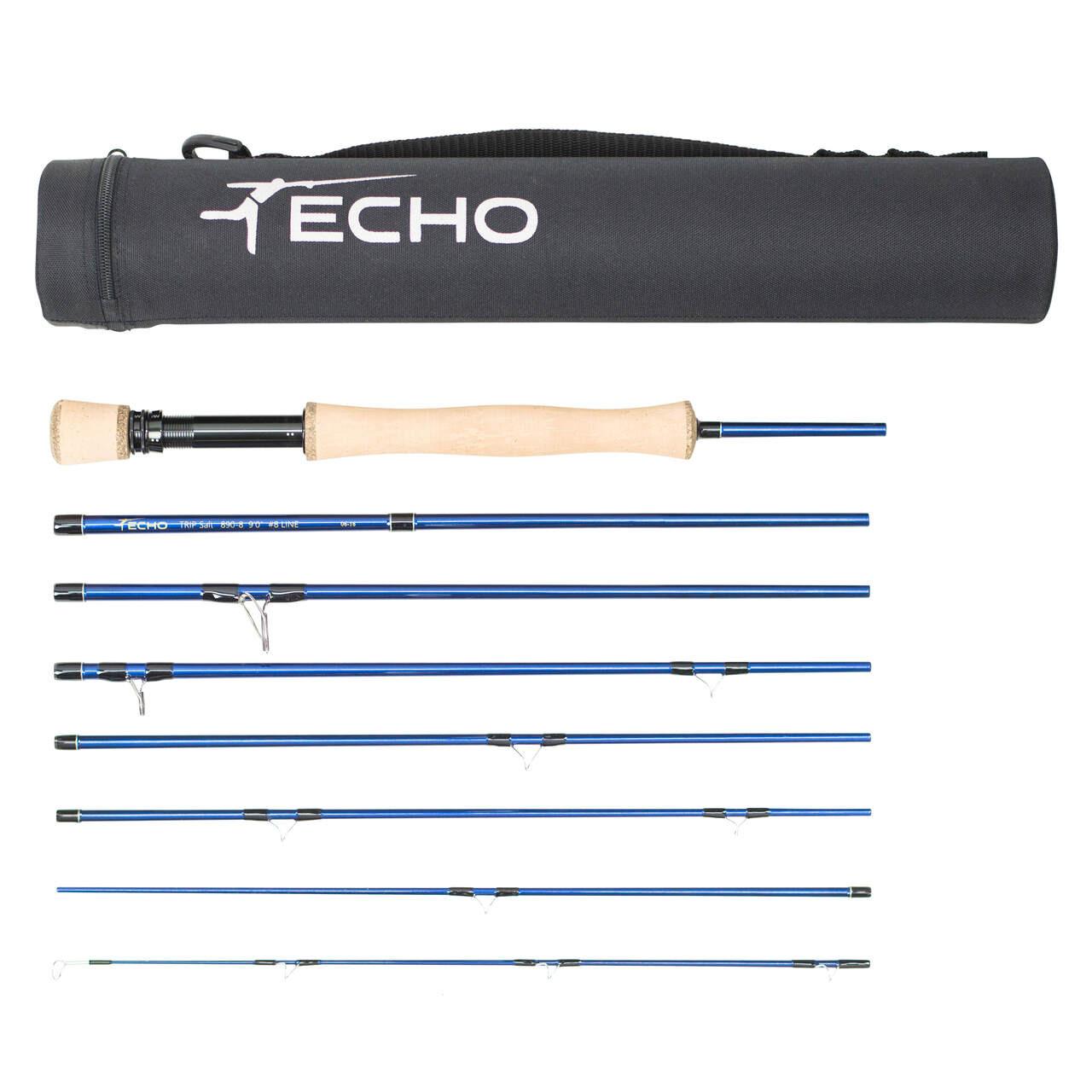 ECHO Trip Salt 9 ft 8 wt Fly Rod - AvidMax