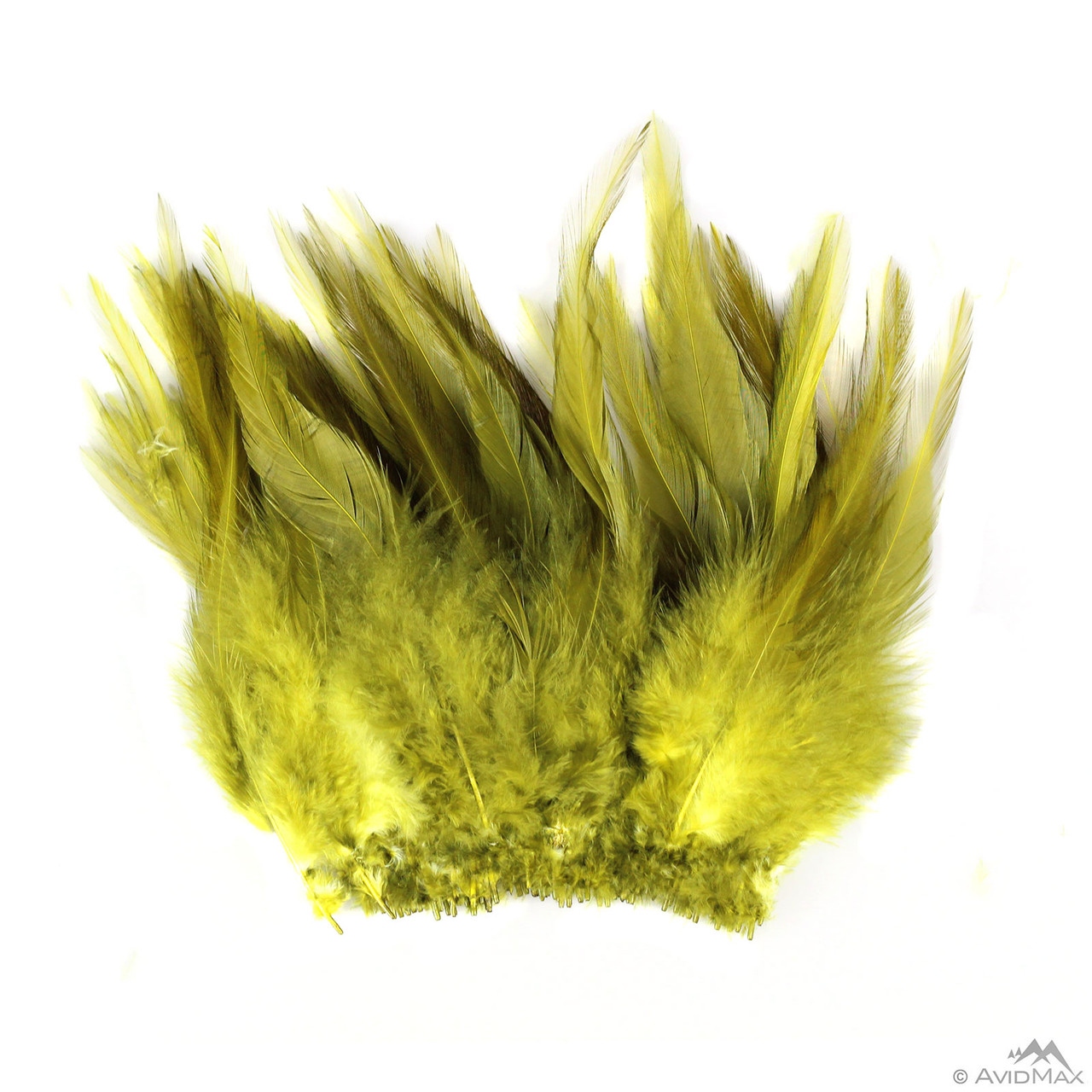 Hareline CDS Dyed Strung Chinese Saddle Hackle Olive