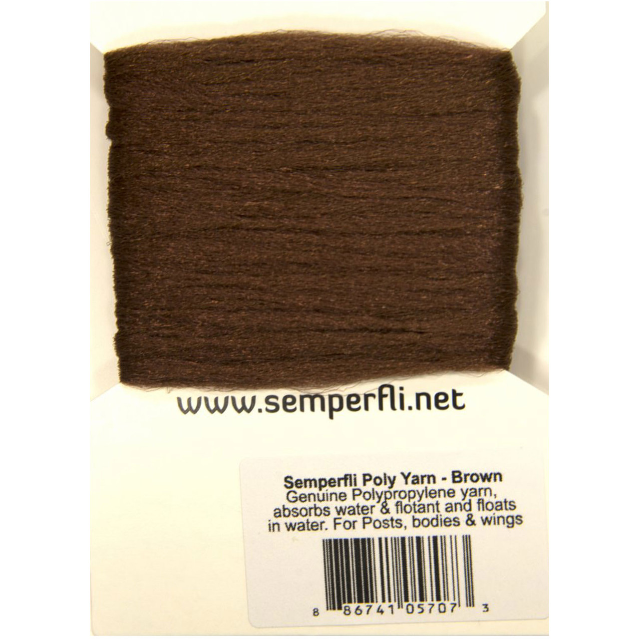 Semperfli Poly-Yarn Brown