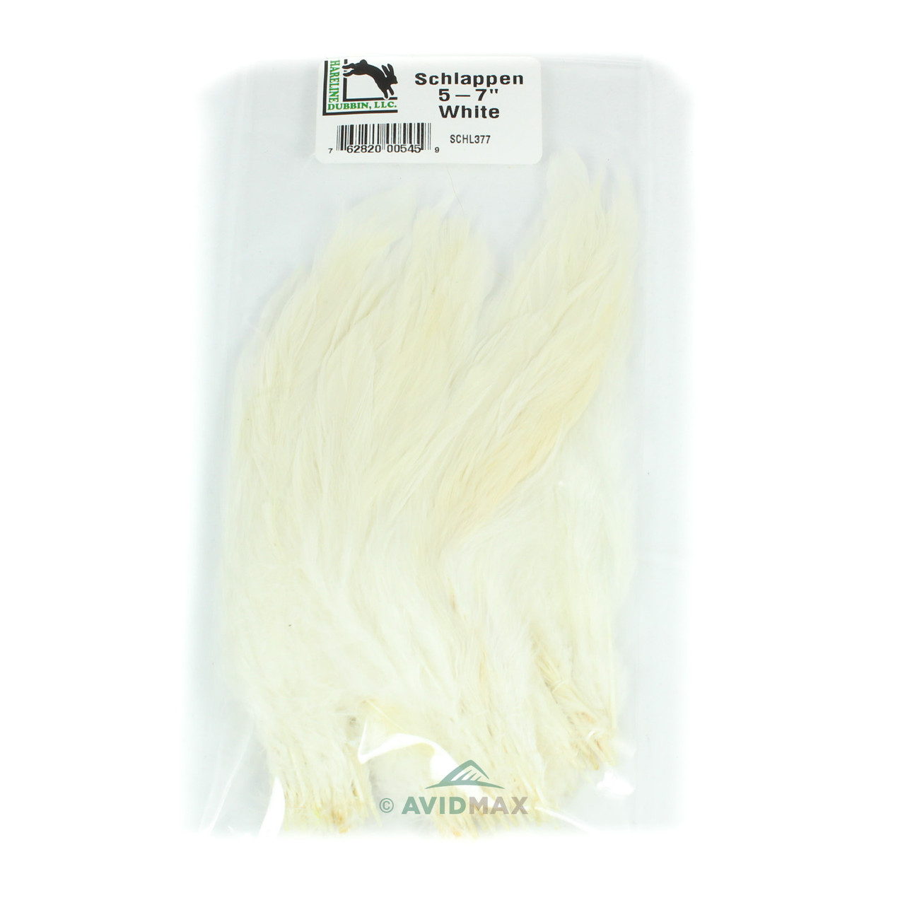 Hareline Schlappen Feathers White