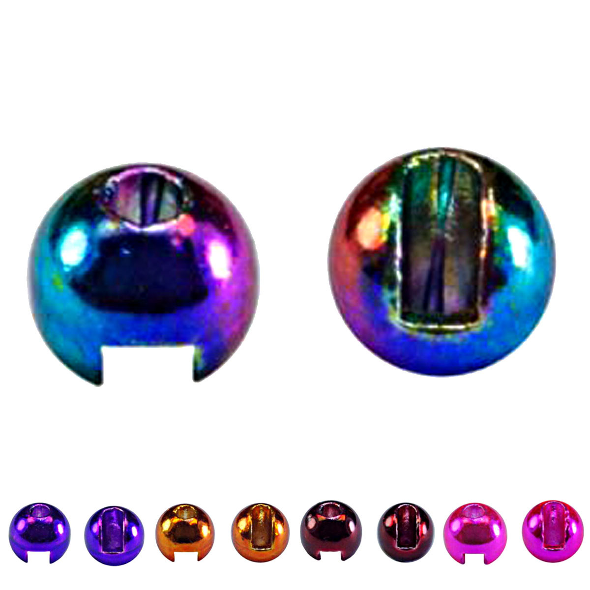 MFC Tungsten Lucent Jig Beads Fly Tying Materials (20 pk)