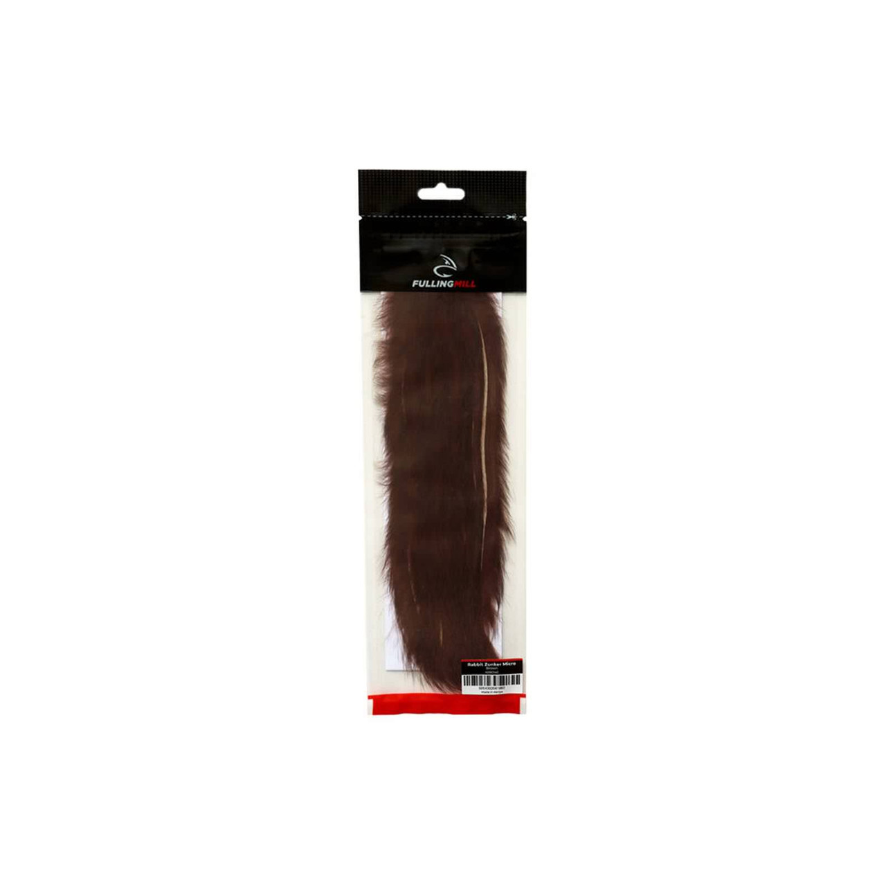 Fulling Mill Rabbit Zonker Micro Brown