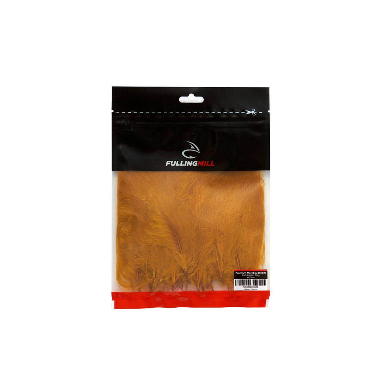 Fulling Mill Premium Marabou Bloods Dark Golden Olive