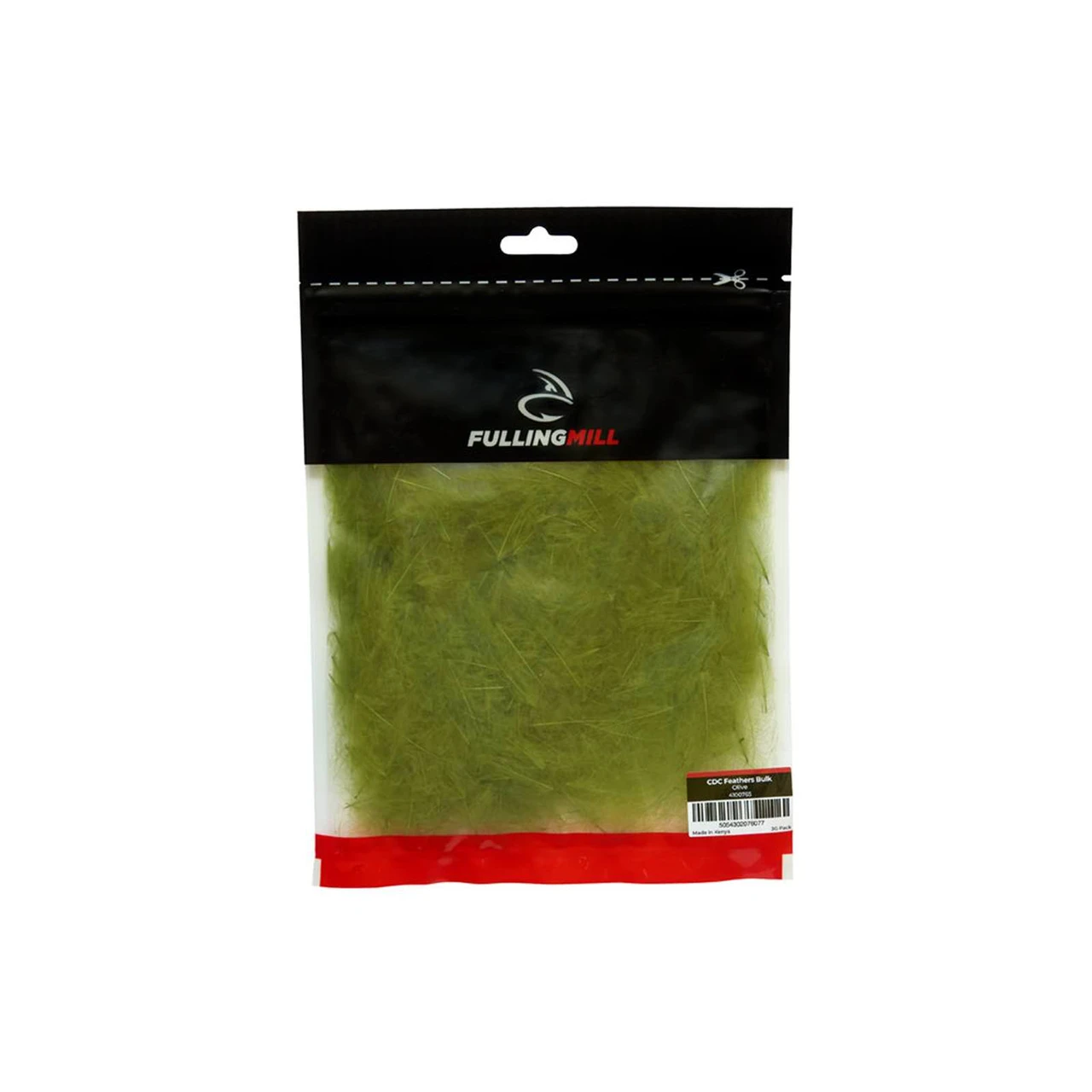 Fulling Mill CDC Feathers Bulk 3g Olive