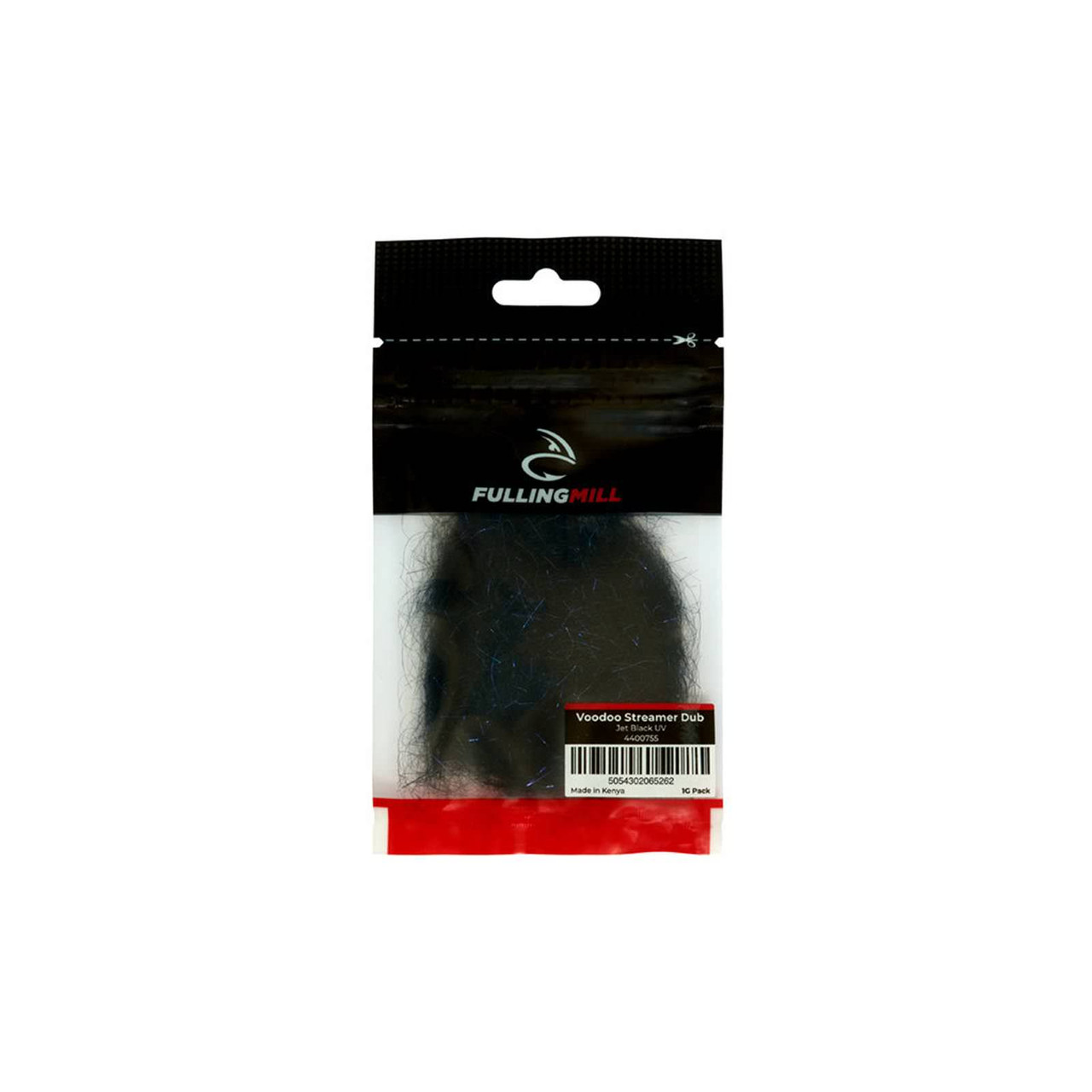 Fulling Mill Voodoo Streamer Dub Jet Black UV