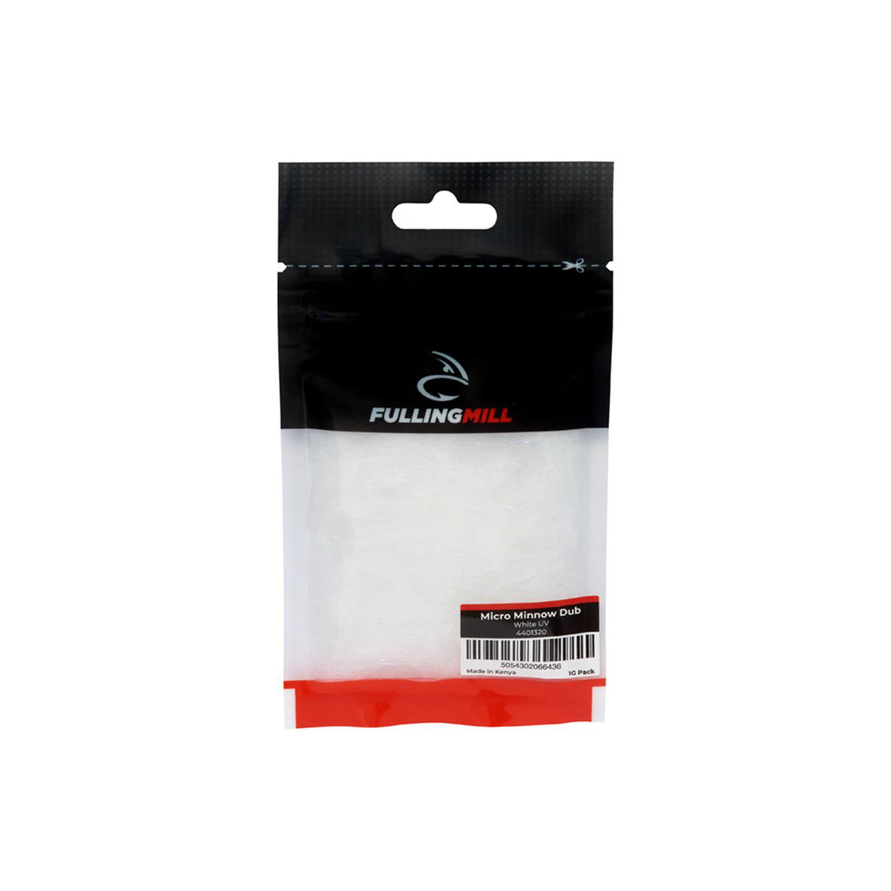 Fulling Mill Micro Minnow Dubbing White UV