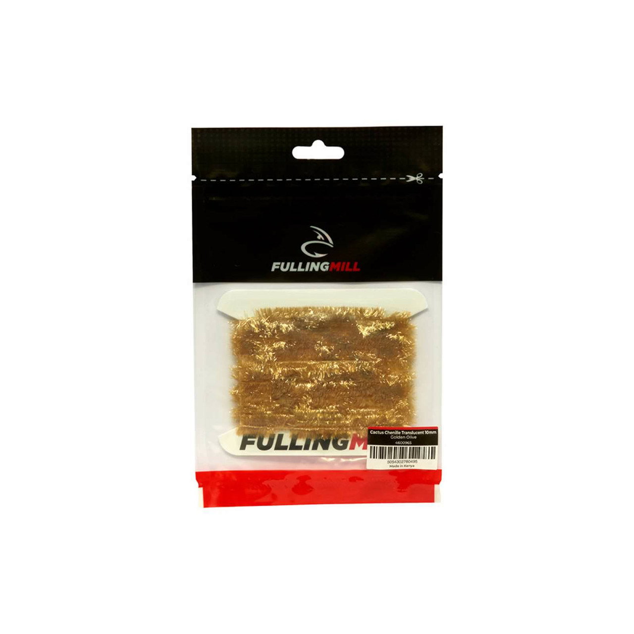 Fulling Mill Cactus Chenille Translucent 10mm Golden Olive