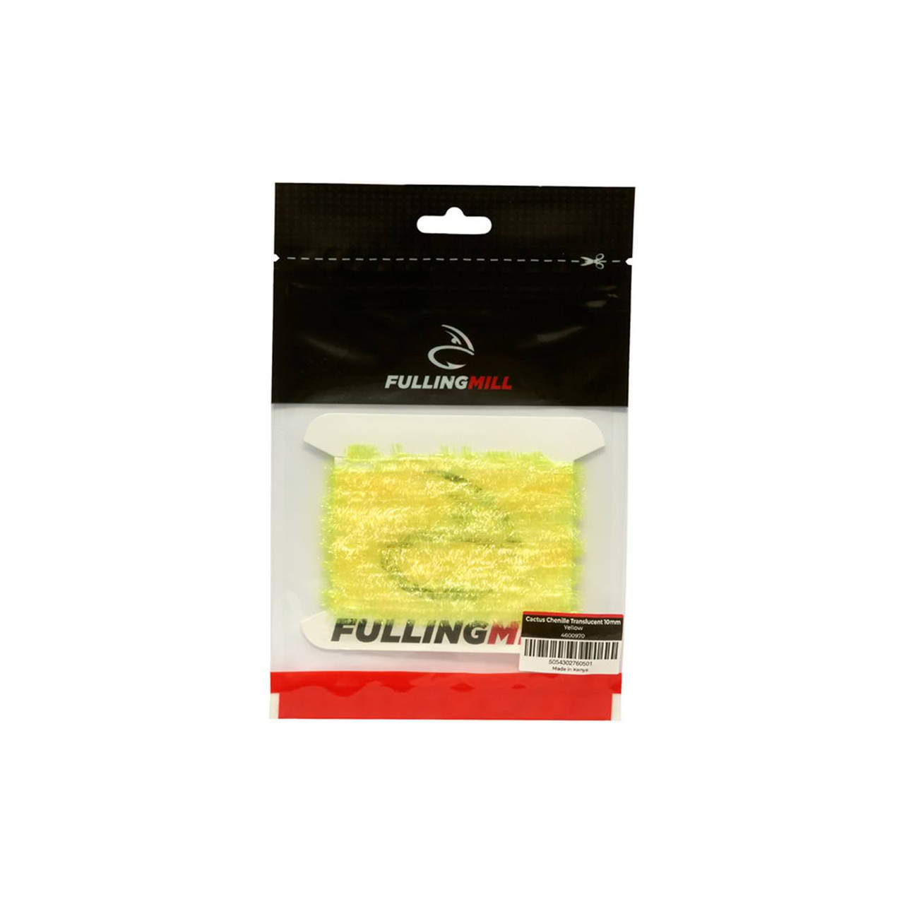 Fulling Mill Cactus Chenille Translucent 10mm Yellow