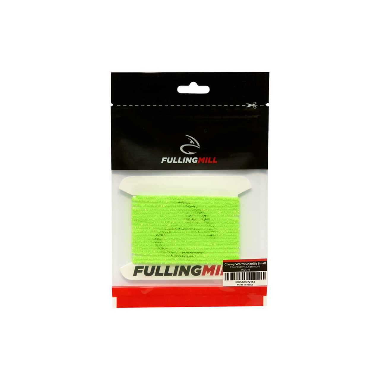 Fulling Mill Chewy Worm Chenille Small Fluorescent Chartreuse