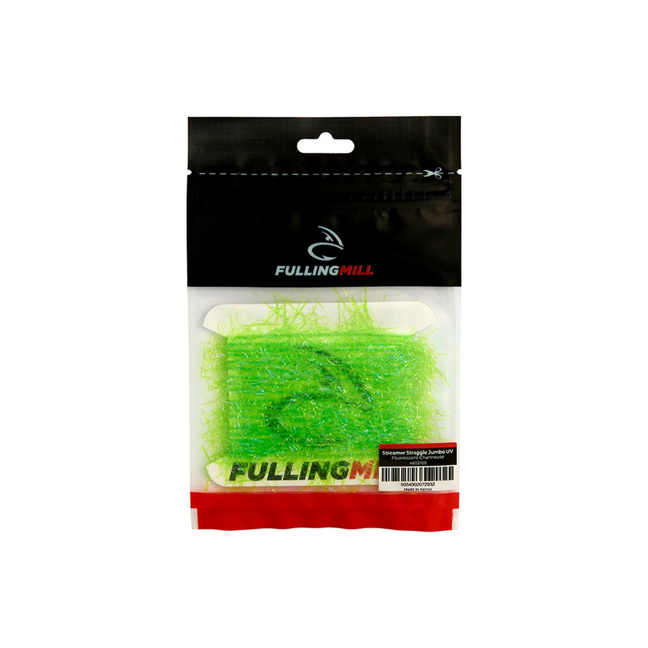 Fulling Mill Streamer Straggle Jumbo UV Fluorescent Chartreuse