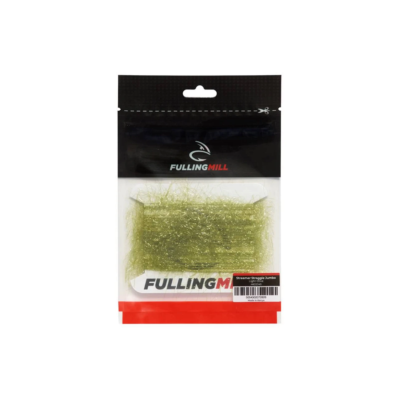 Fulling Mill Streamer Straggle Jumbo Light Olive