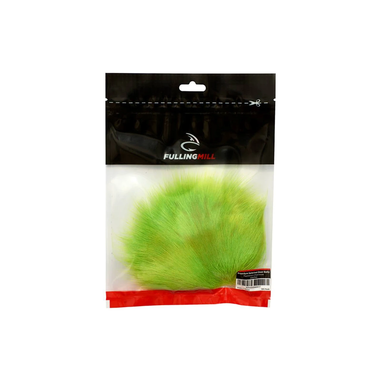 Fulling Mill Premium Selected Deer Belly Fluorescent Chartreuse
