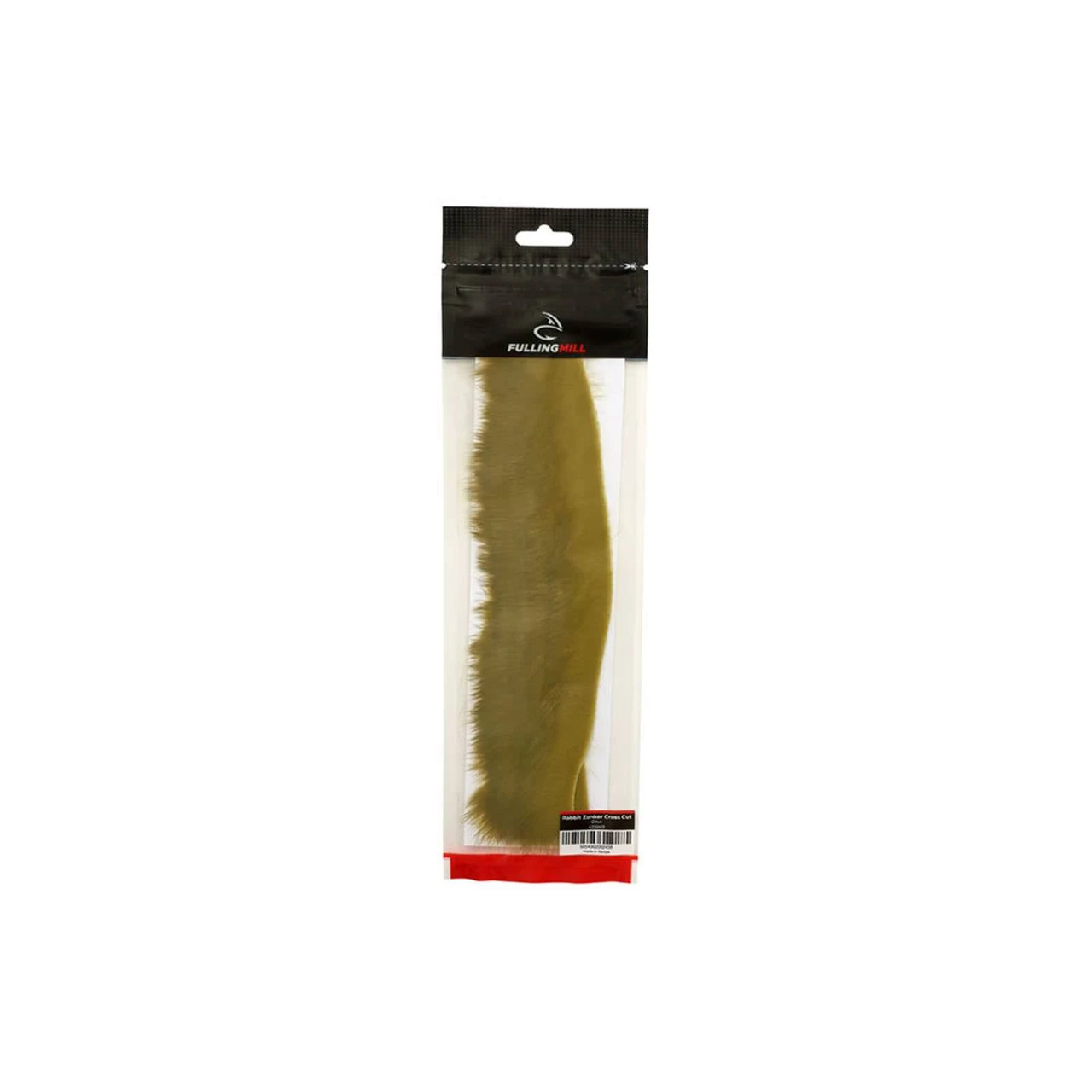 Fulling Mill Rabbit Zonker Cross Cut Olive