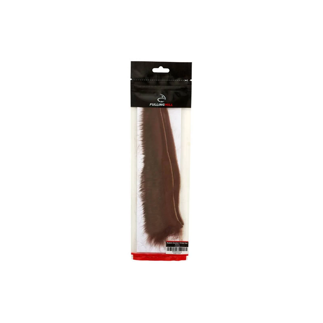 Fulling Mill Rabbit Zonker Cross Cut Brown