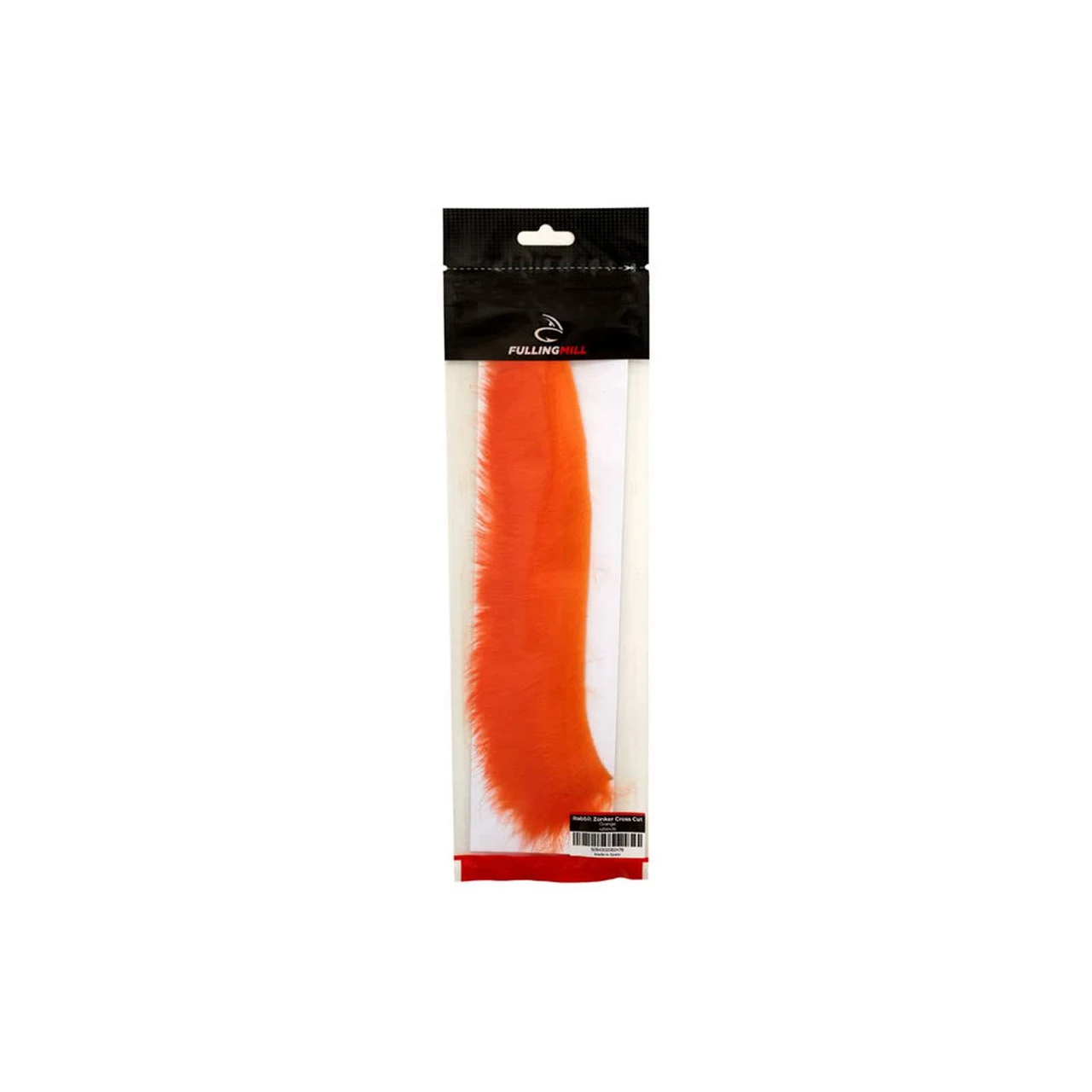 Fulling Mill Rabbit Zonker Cross Cut Orange